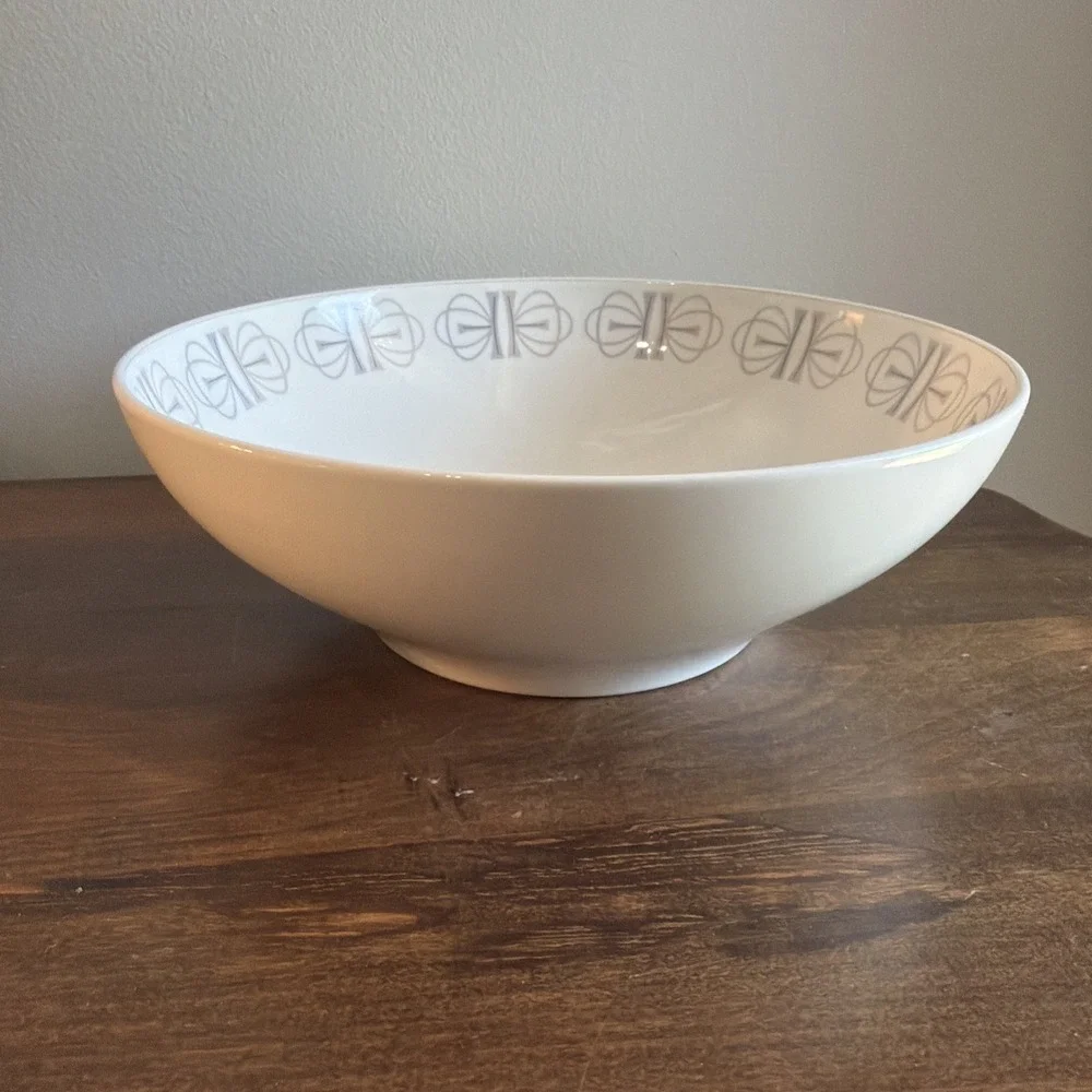 Franciscan Merry Go Round Whitestone Ware Serving Bowl 8 inch MCM Vintage